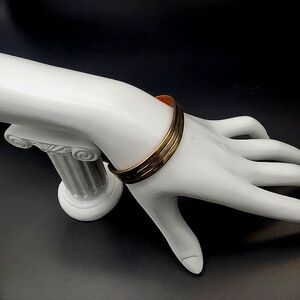 Vintage Sabona London Three Toned Three Banded Bracelet Small